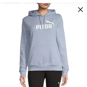 - Puma Essential #1 Logo Womens Long Sleeve Hoodie Size XL